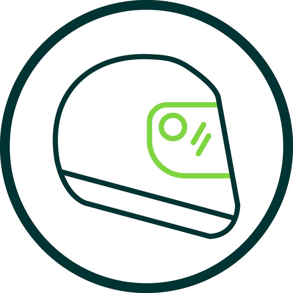 diseño de icono de vector de casco