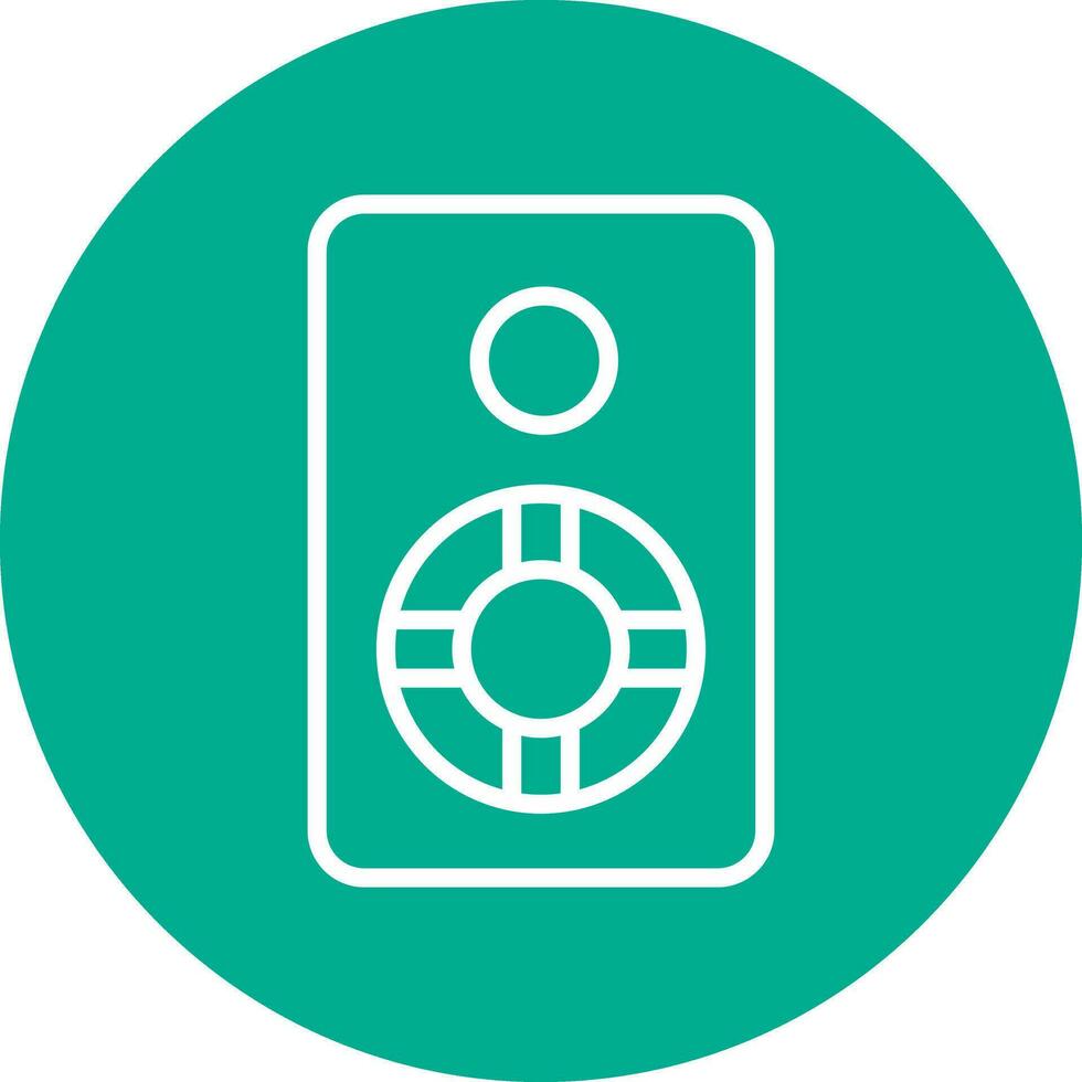 Audio system Vector Icon Design