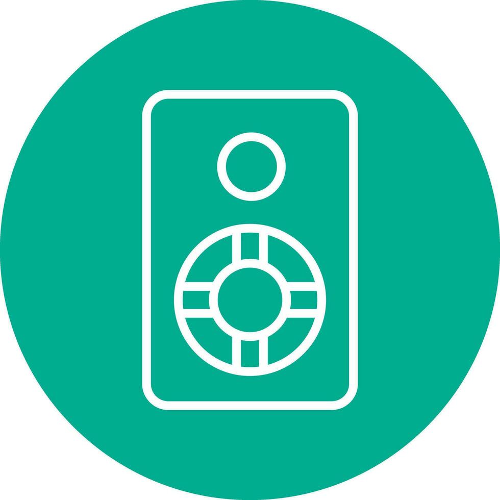 Audio system Vector Icon Design