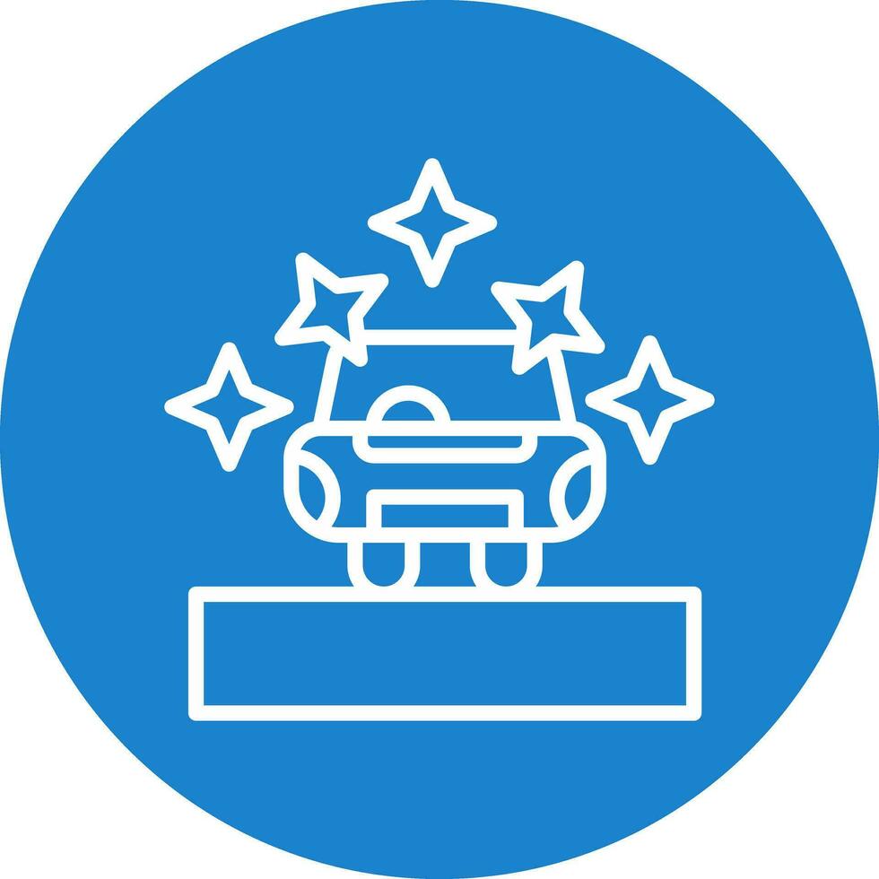 Car showroom Vector Icon Design