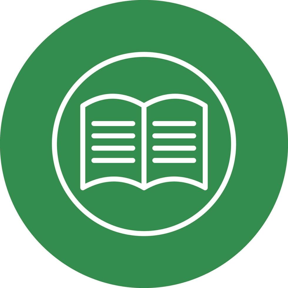 Manual book Vector Icon Design