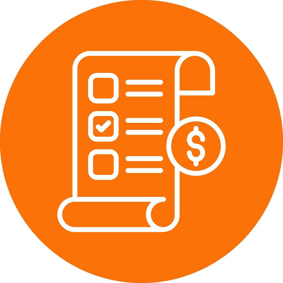 Invoice Vector Icon Design