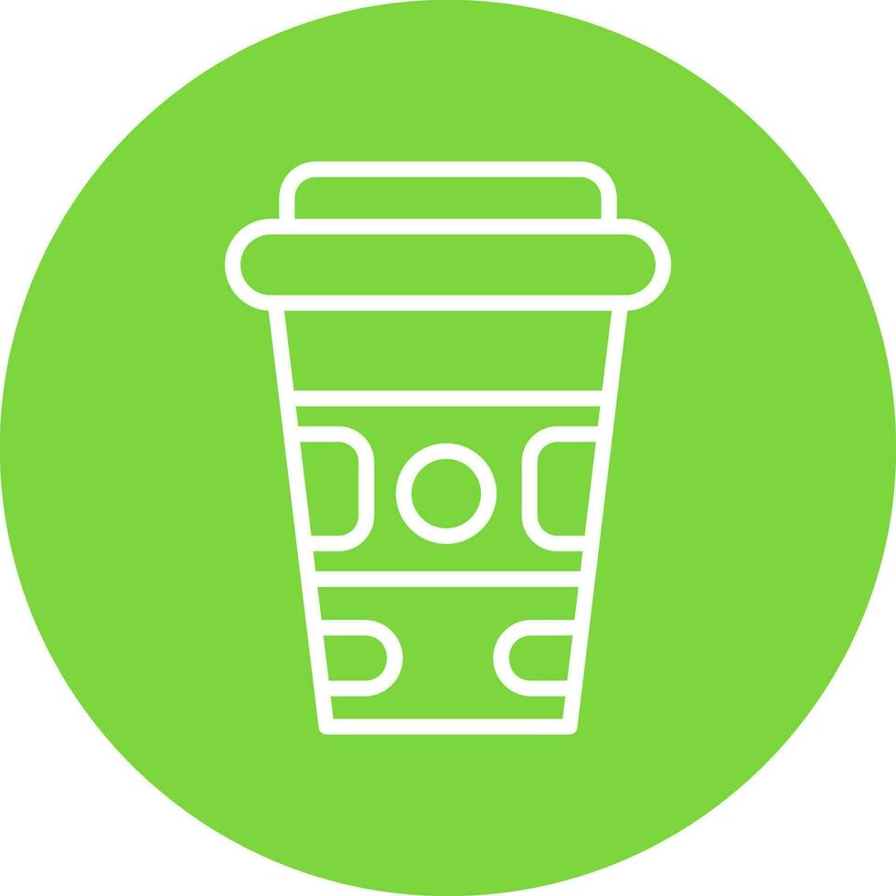 Paper cup Vector Icon Design