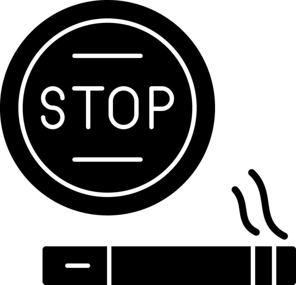 Stop Vector Icon Design