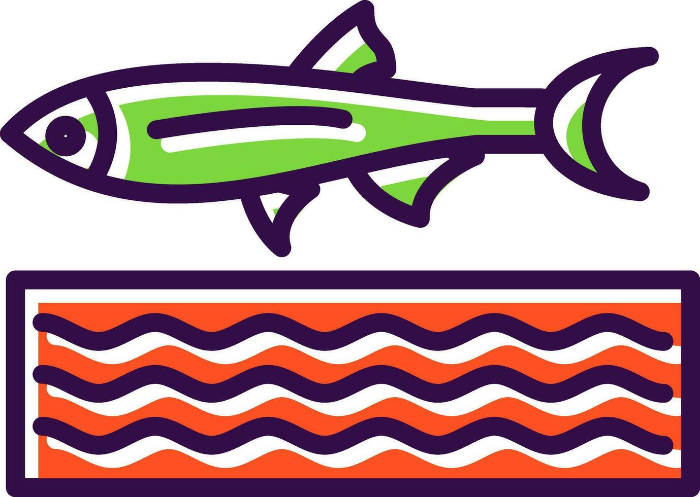 Herring Vector Icon Design