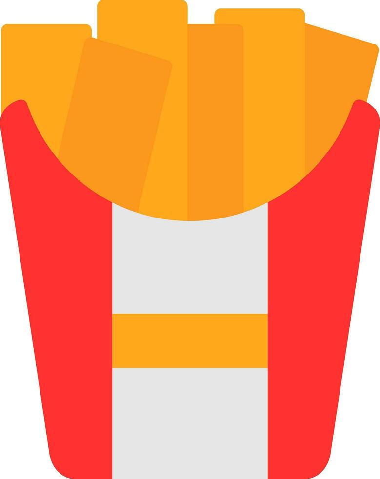 French fries Vector Icon Design