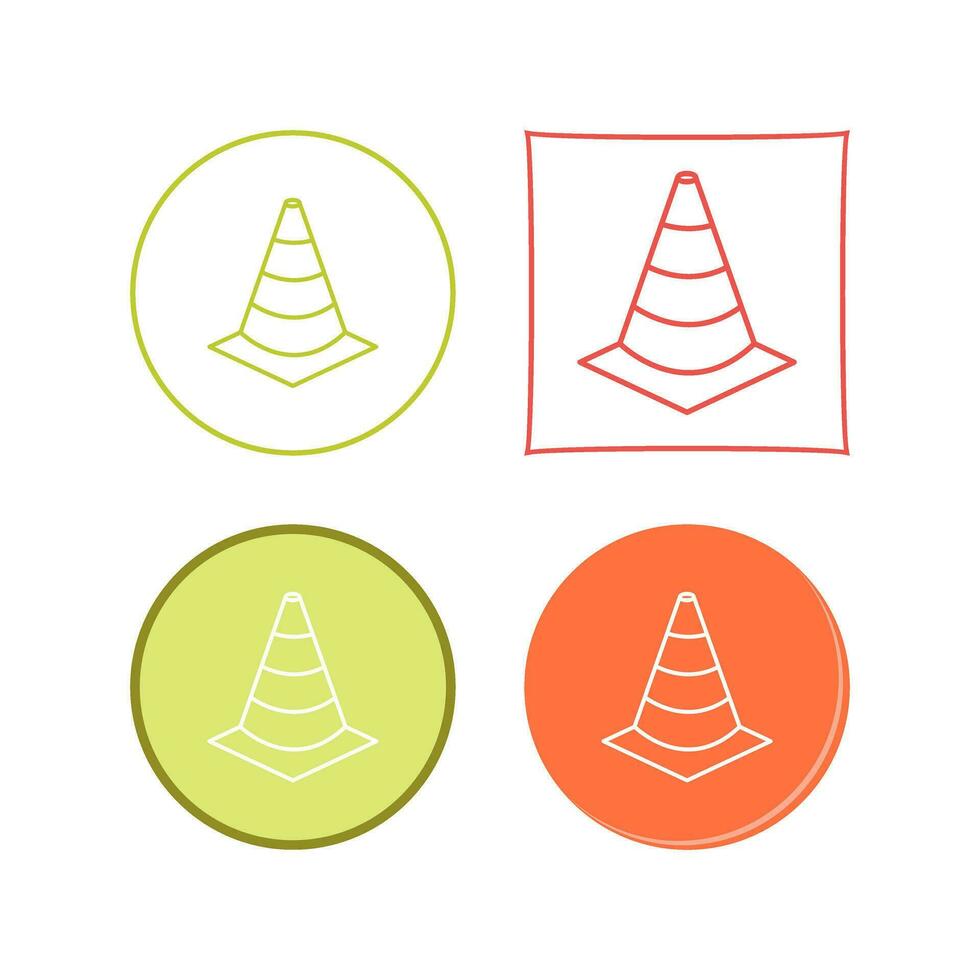 Unique Cone Vector Icon
