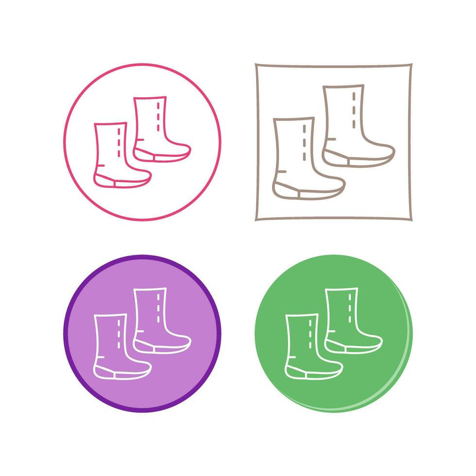 Unique Boots Vector Icon