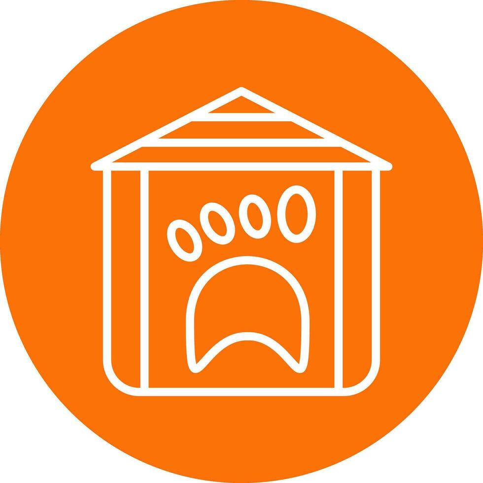 Animal shelter Vector Icon Design