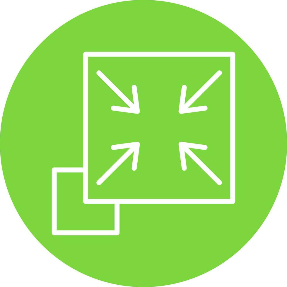 Resizing Vector Icon Design
