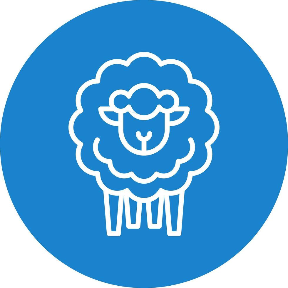 Sheep Vector Icon Design