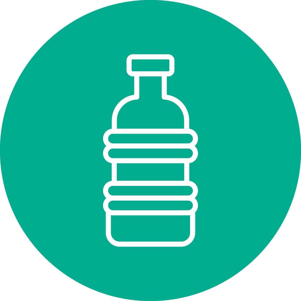 Plastic bottle Vector Icon Design