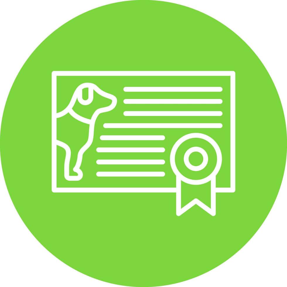 Certificate Vector Icon Design