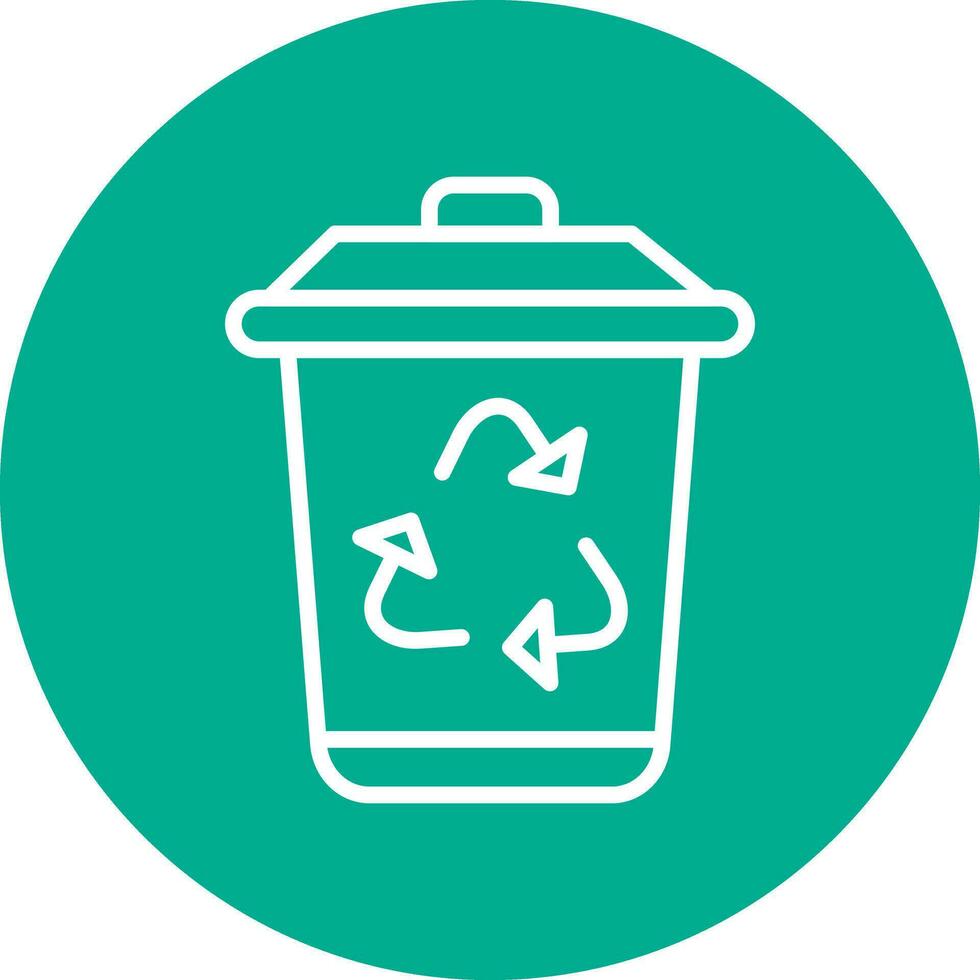 Recycle bin Vector Icon Design