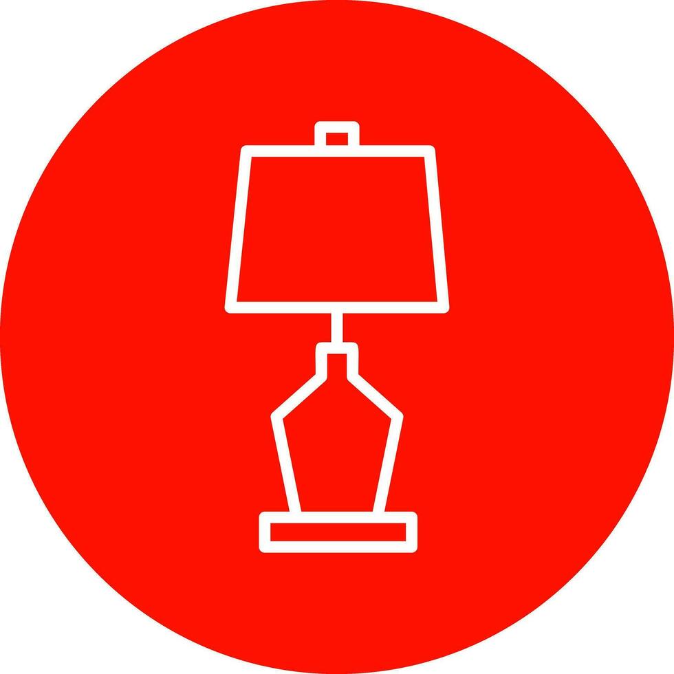 Lamp Vector Icon Design