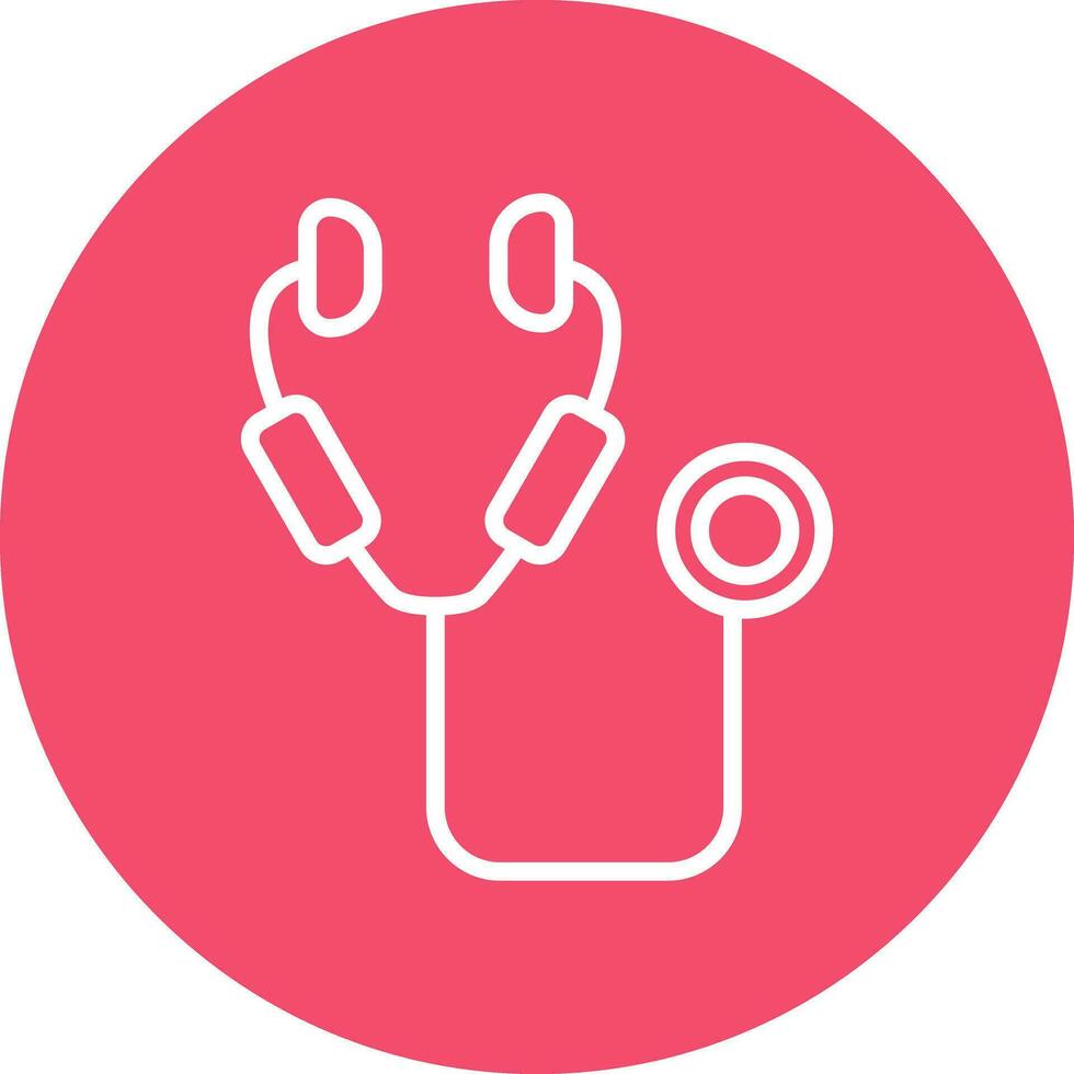 Stethoscope Vector Icon Design