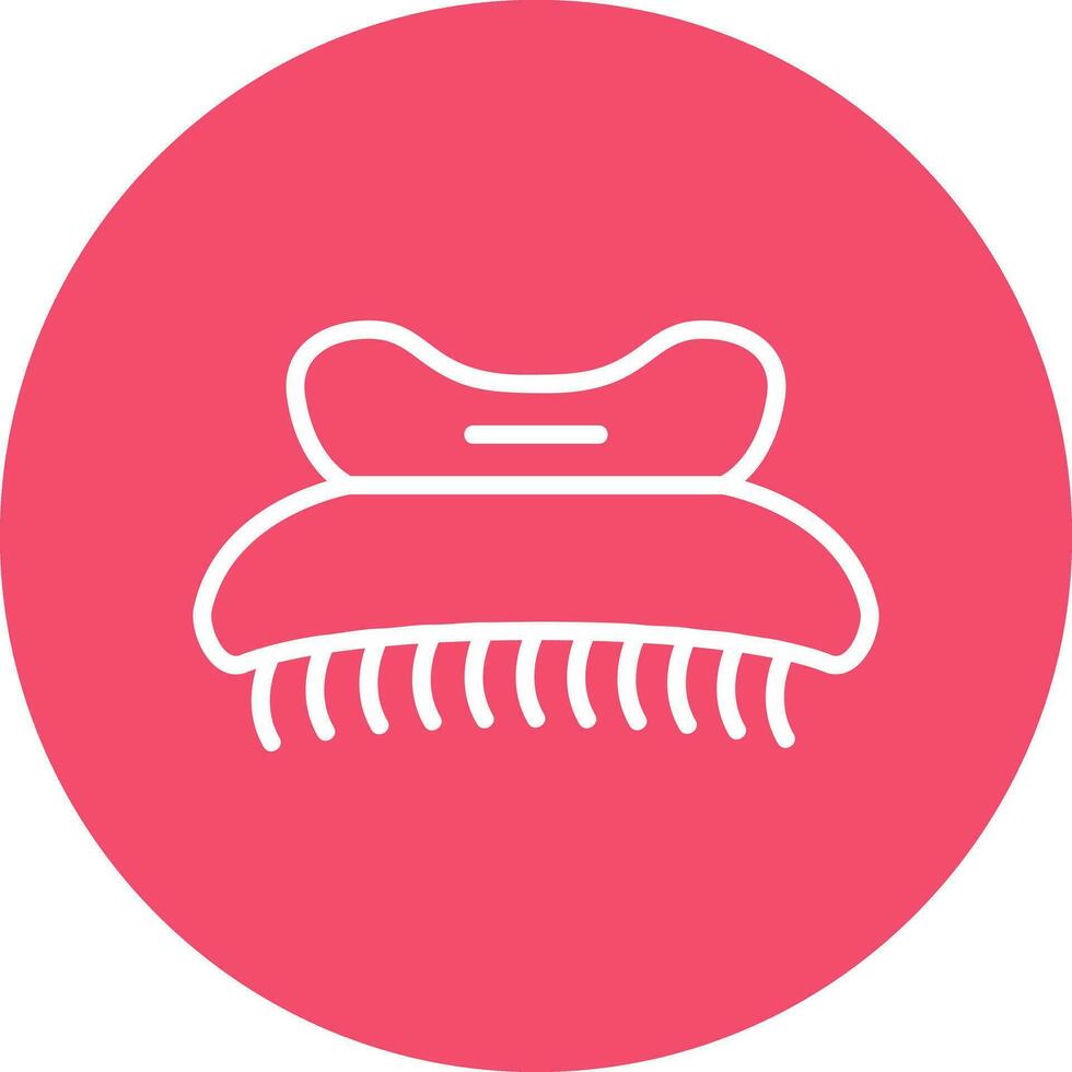 Hair clip Vector Icon Design