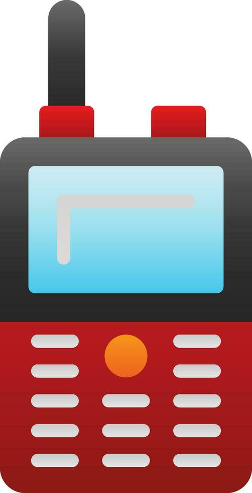 Walkie talkie Vector Icon Design