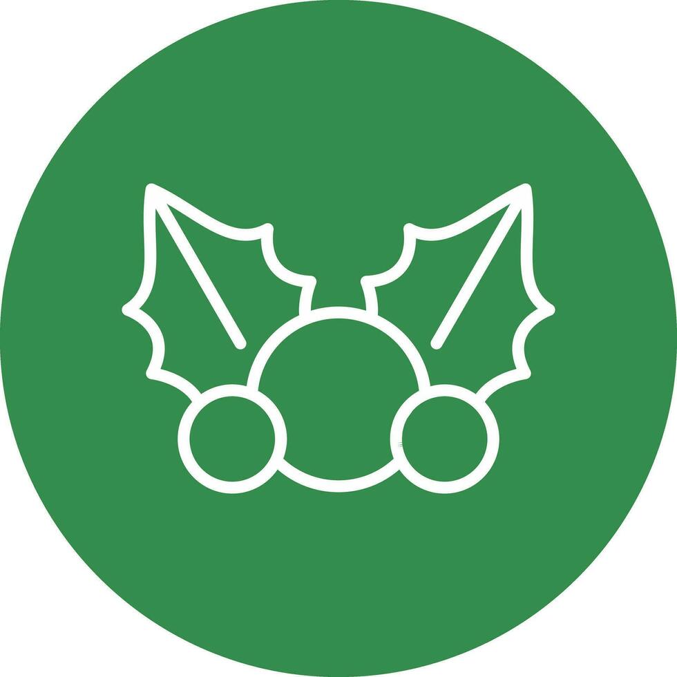 Mistletoe Vector Icon Design