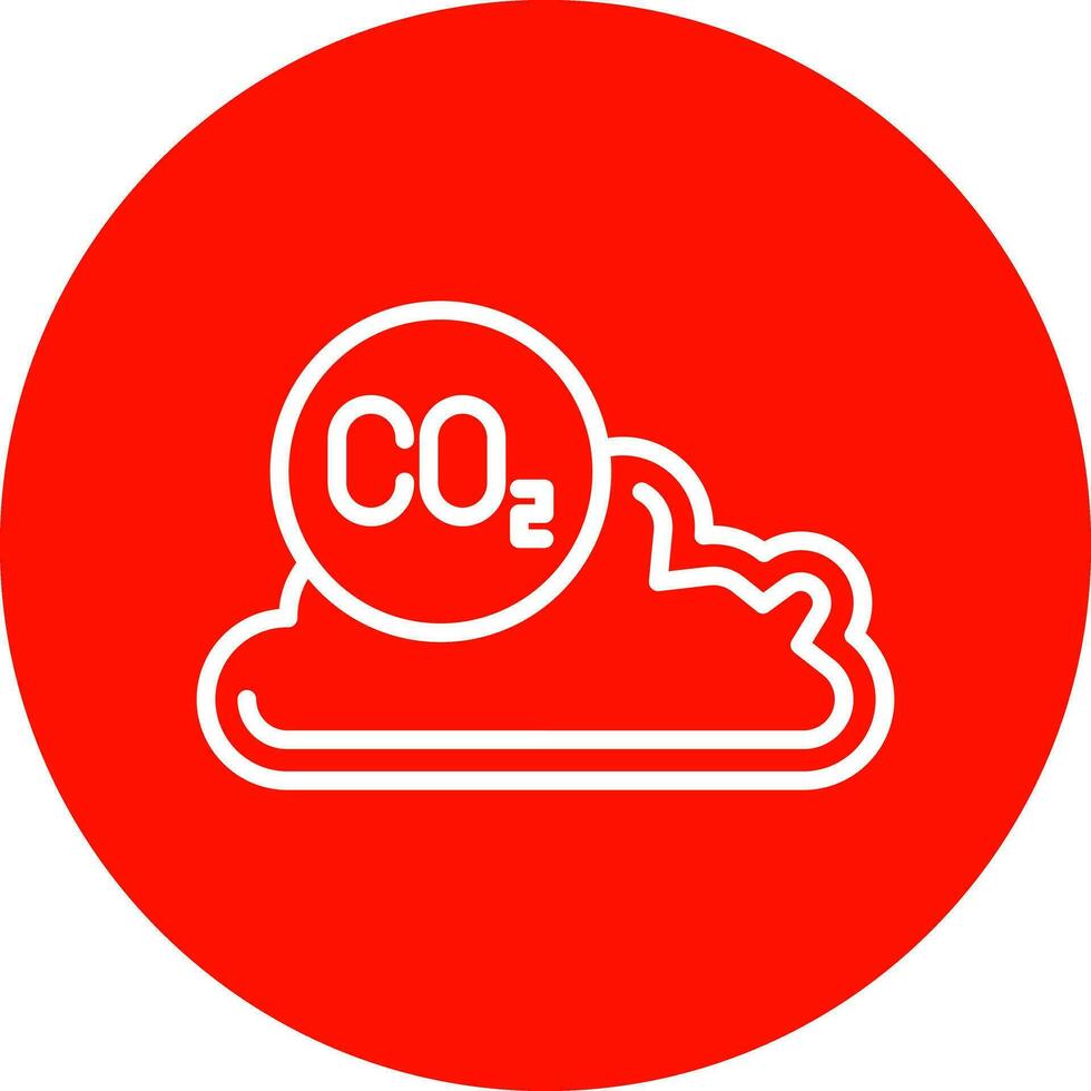 Carbon dioxide Vector Icon Design