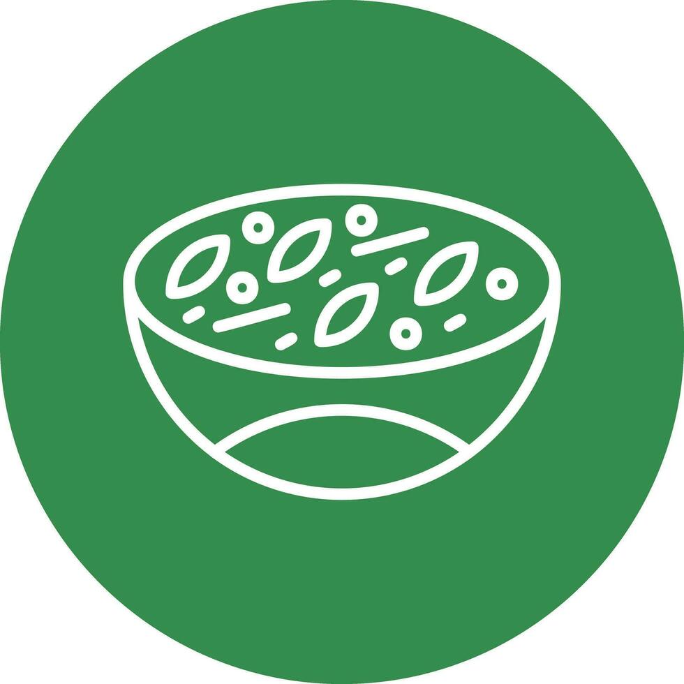 verde curry vector icono diseño