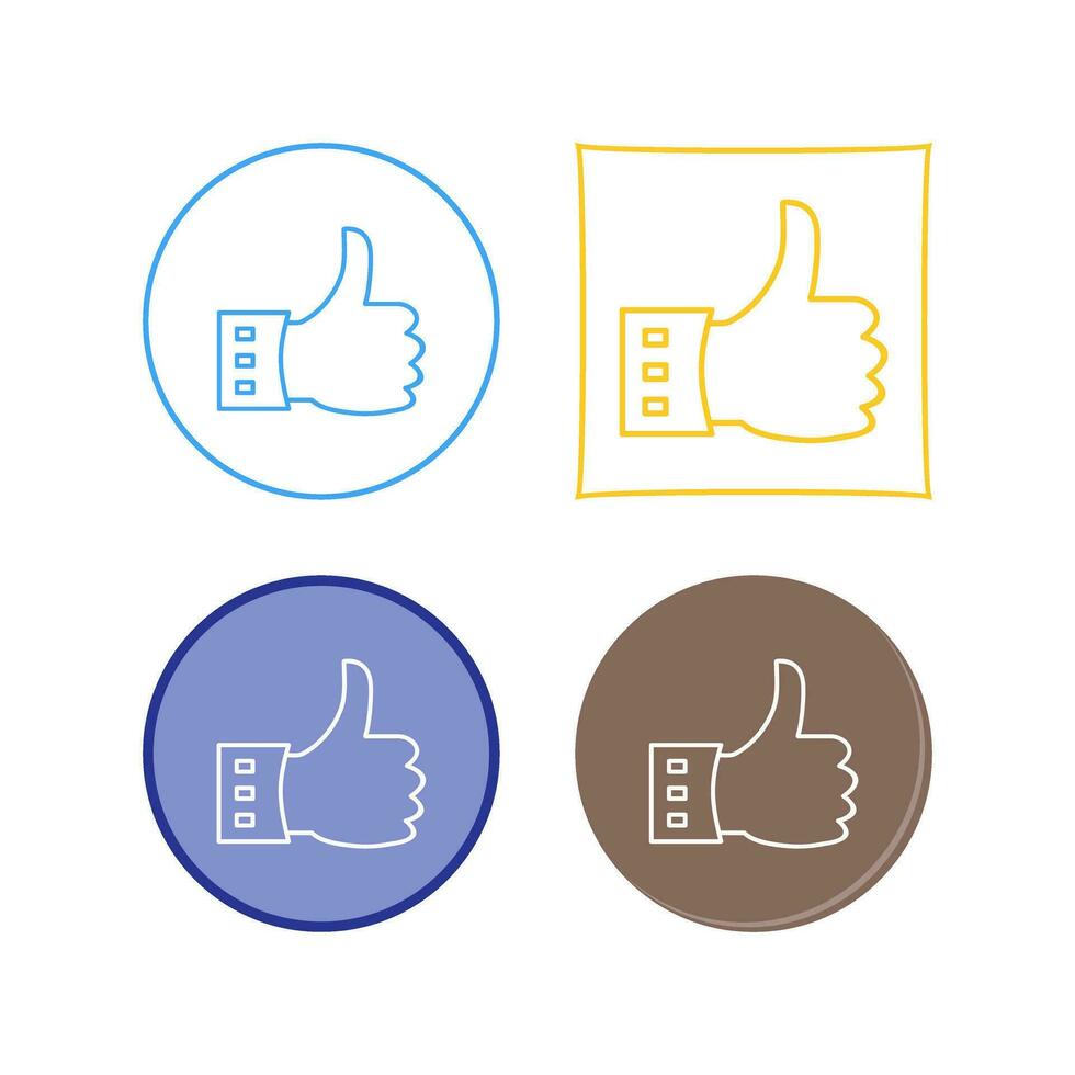Unique Like Vector Icon