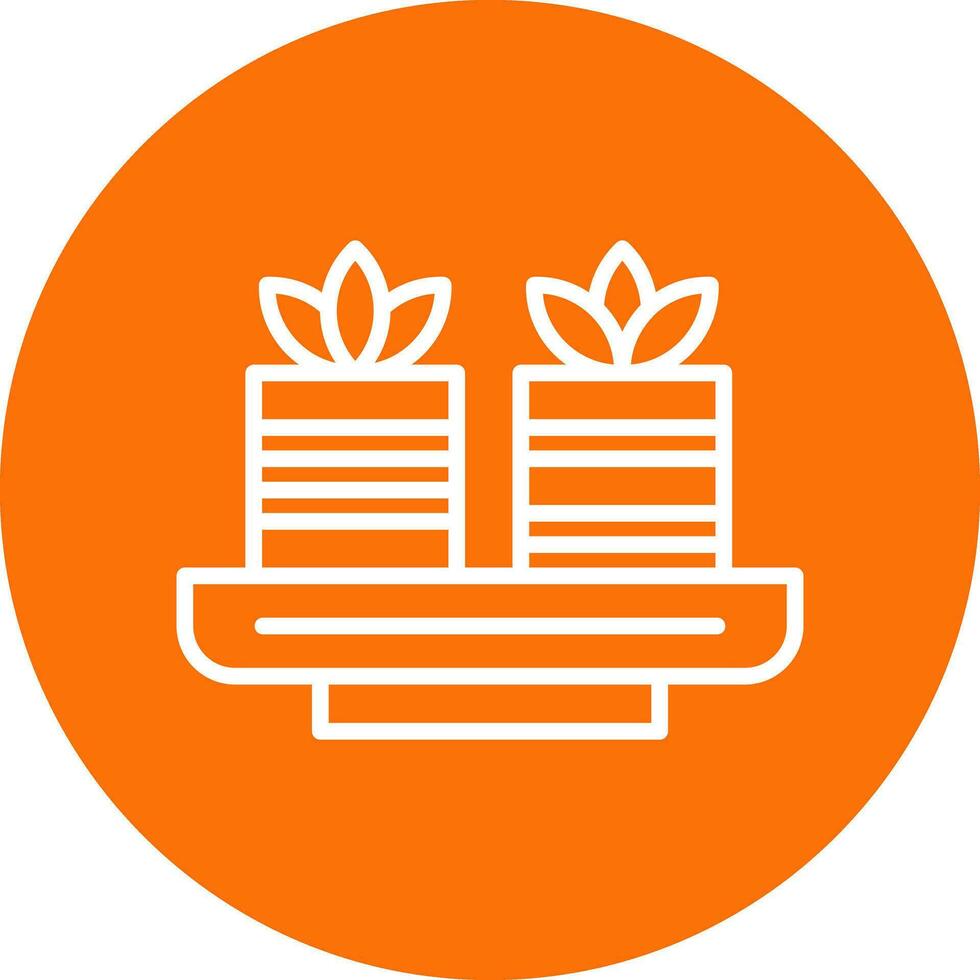 Khanom chan Vector Icon Design