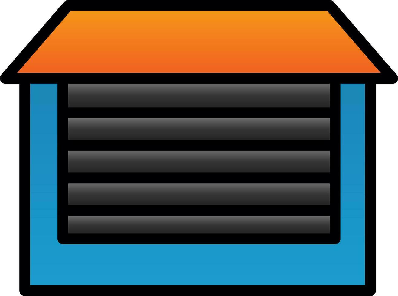 Garage Vector Icon Design