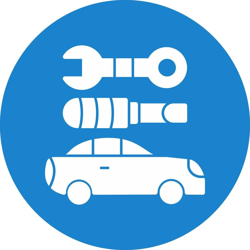 Car maintenance Vector Icon Design