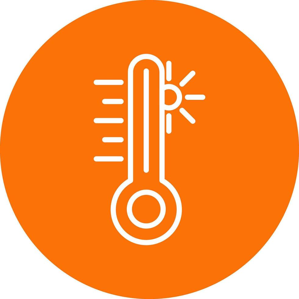 Thermometer Vector Icon Design