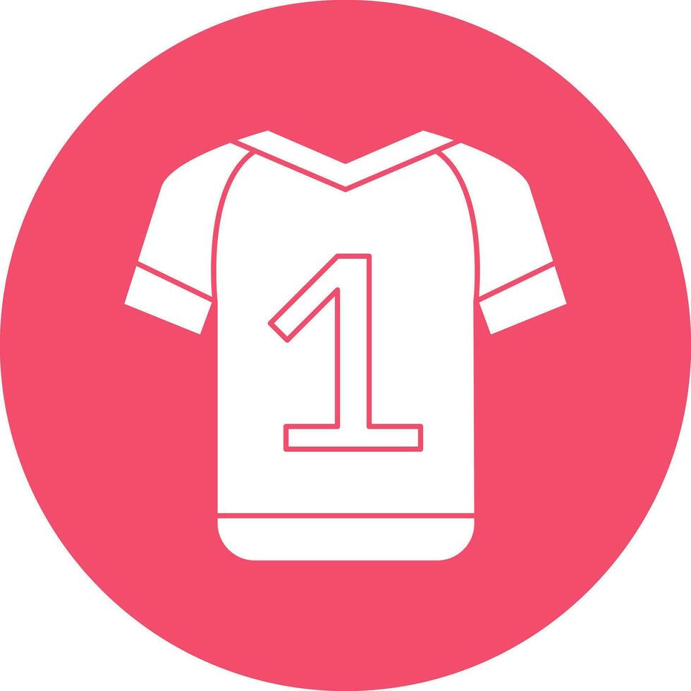 Soccer jersey Vector Icon Design