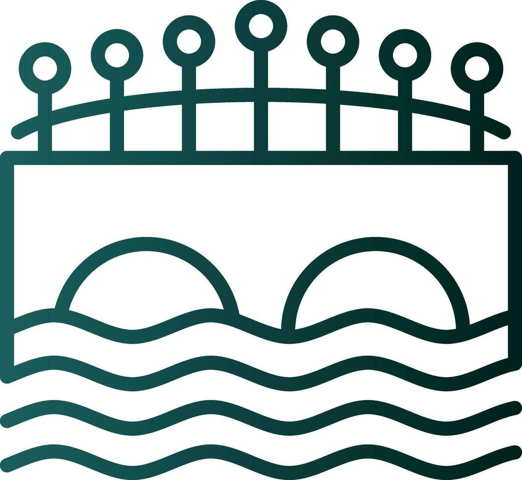 Canal Vector Icon Design