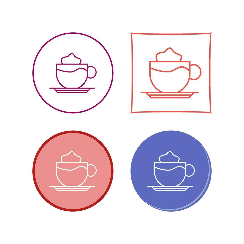 Latte Vector Icon