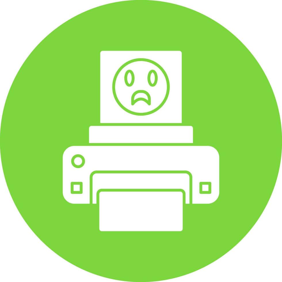 Photo print Vector Icon Design