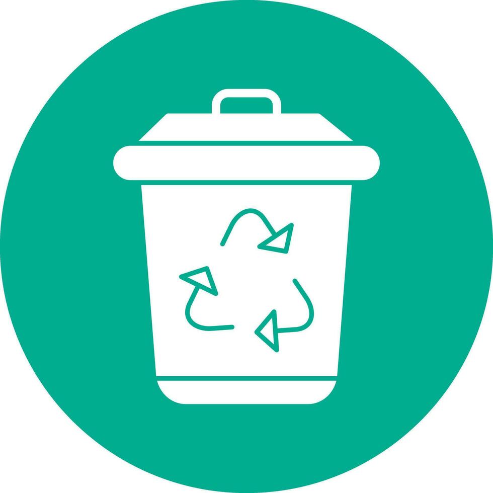 Recycle bin Vector Icon Design