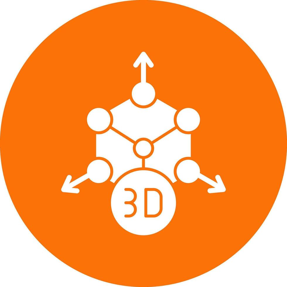 diseño de icono de vector de modelado 3d