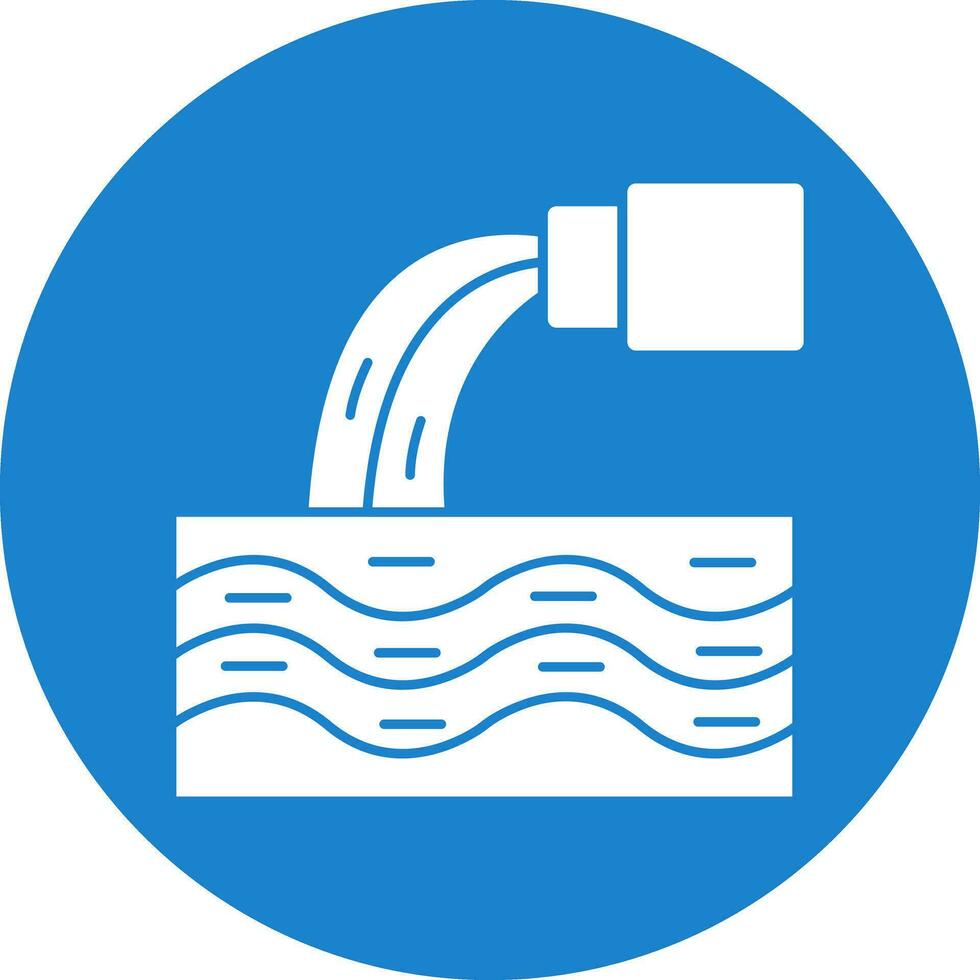 Waste water Vector Icon Design