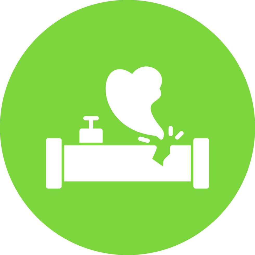 Gas leak Vector Icon Design