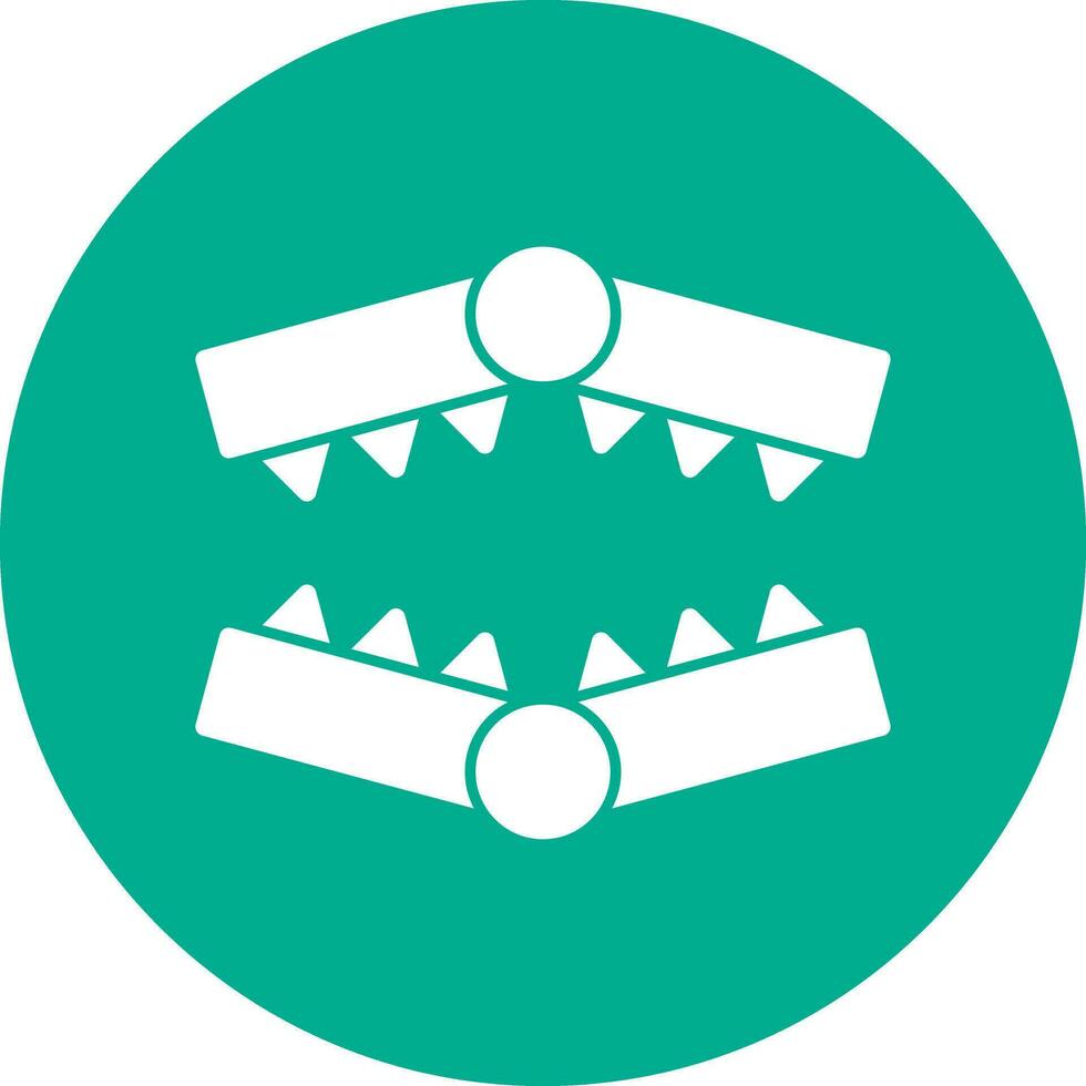 Bear trap Vector Icon Design