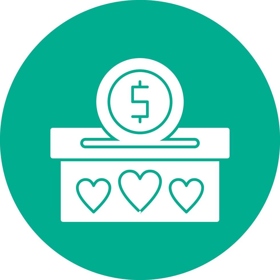Donation Vector Icon Design