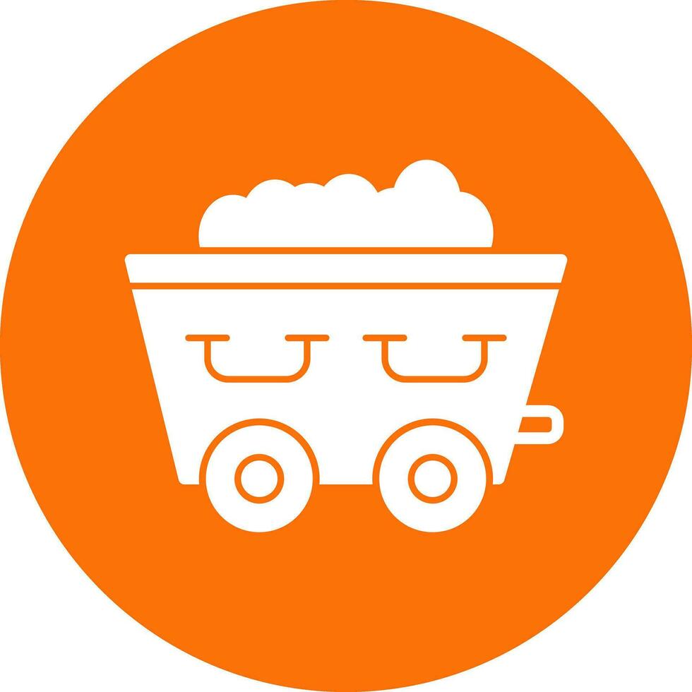 Trolley Vector Icon Design