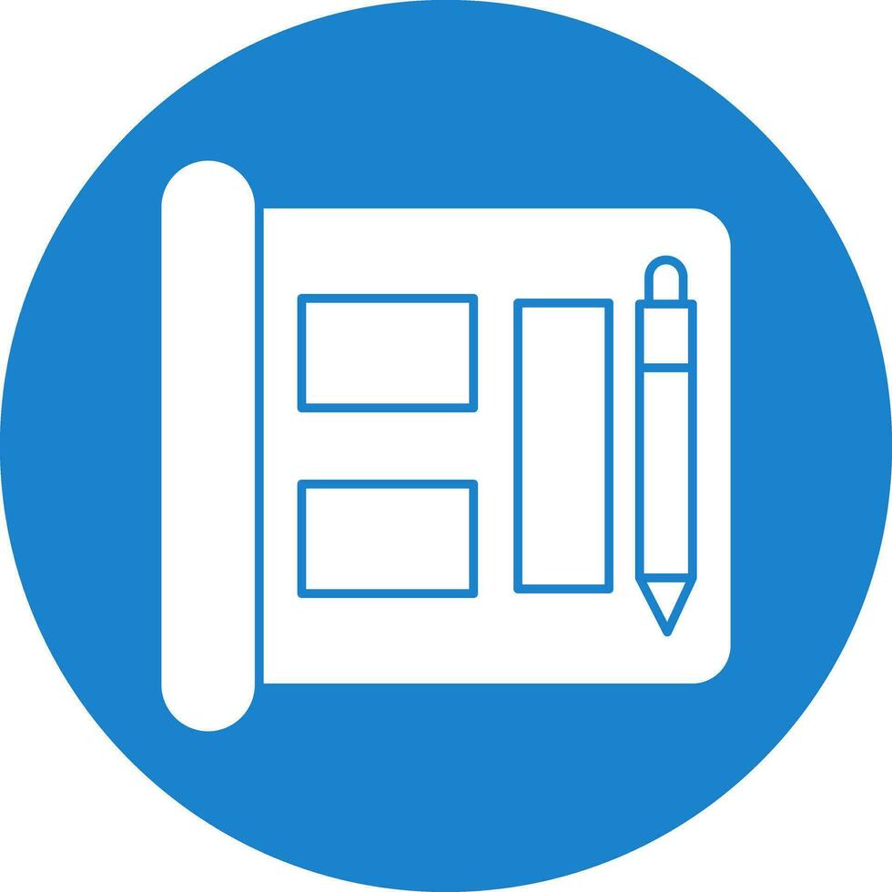 Blueprint Vector Icon Design