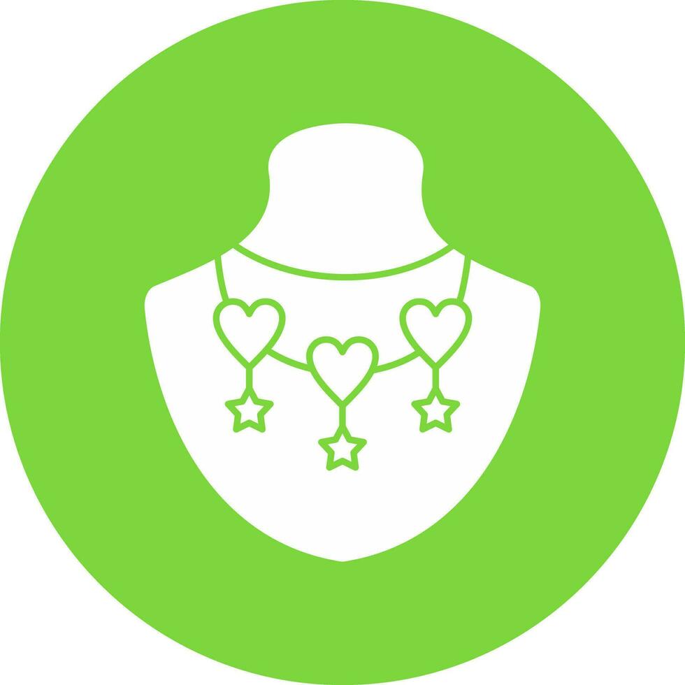 Necklace Vector Icon Design
