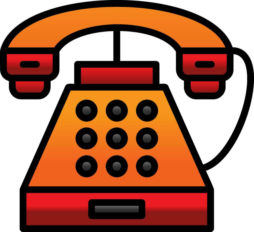 Telephone Vector Icon Design