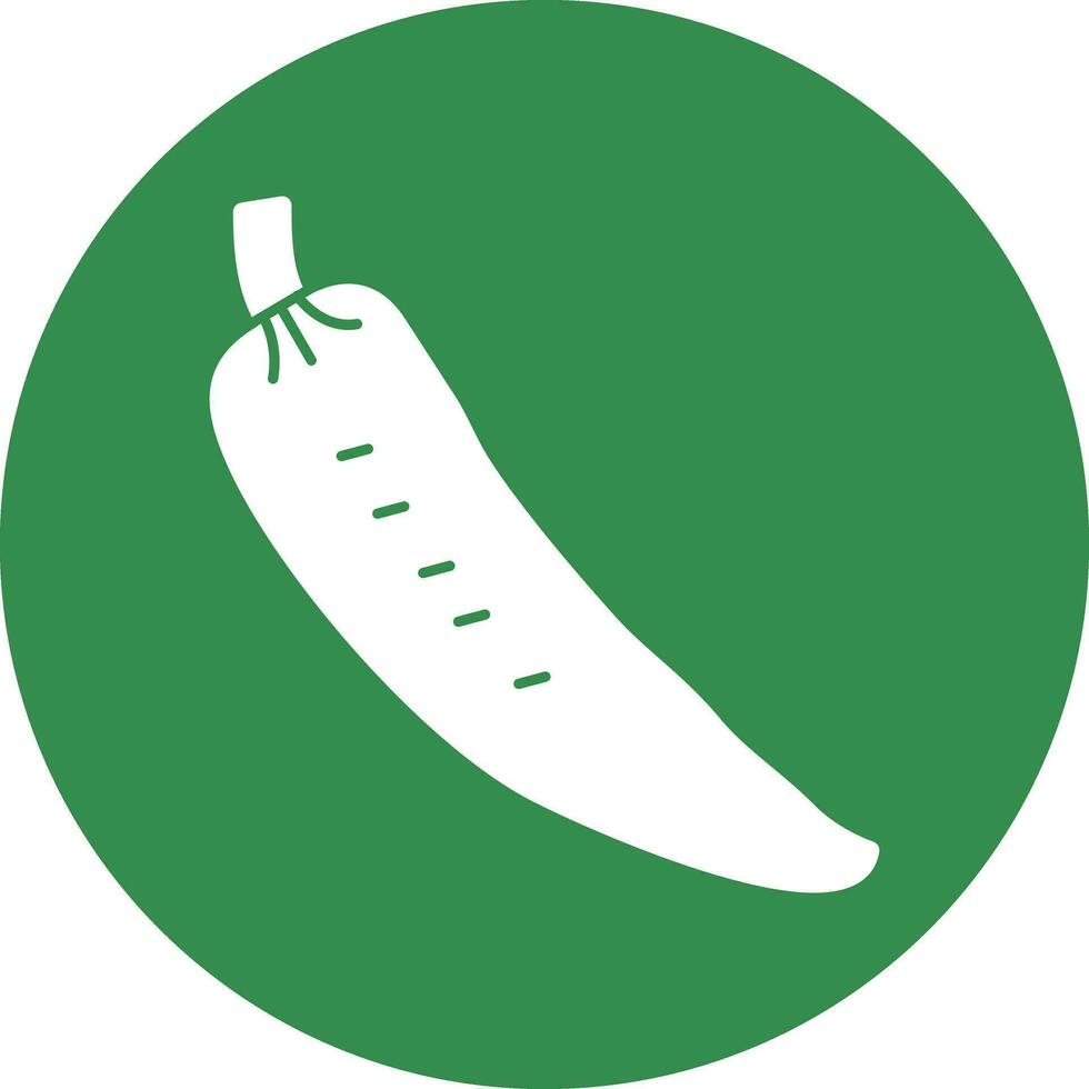 Chilli Vector Icon Design