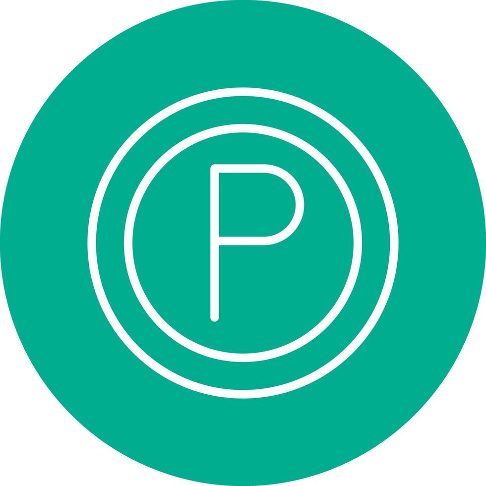 Parking Vector Icon Design