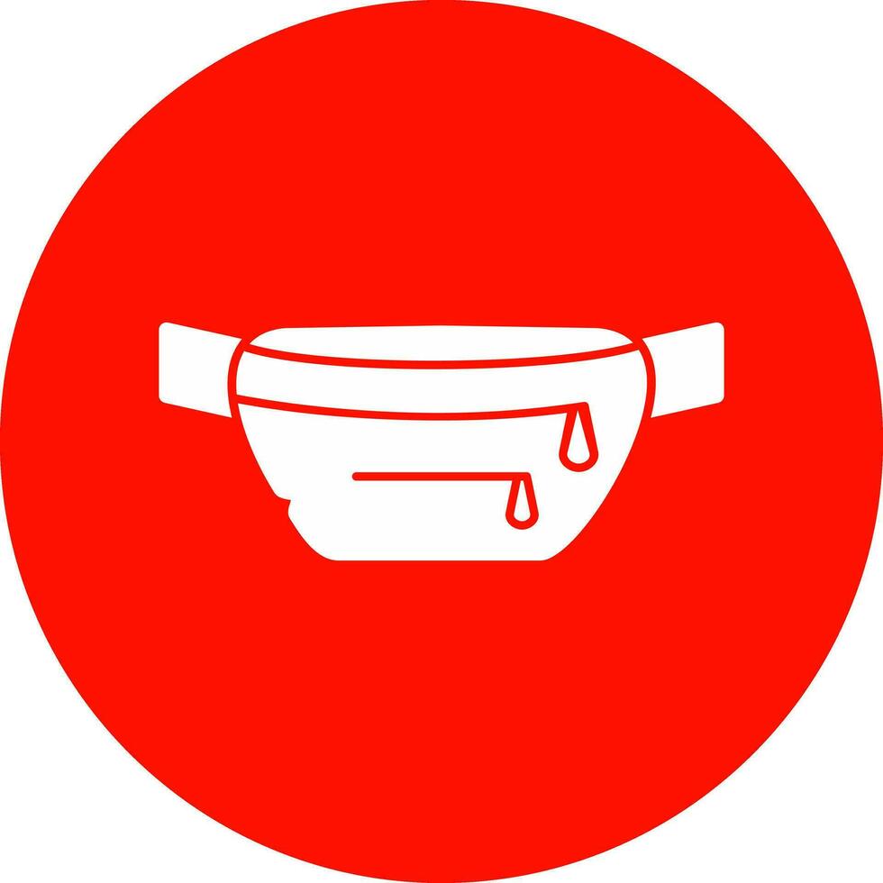 Fanny pack Vector Icon Design