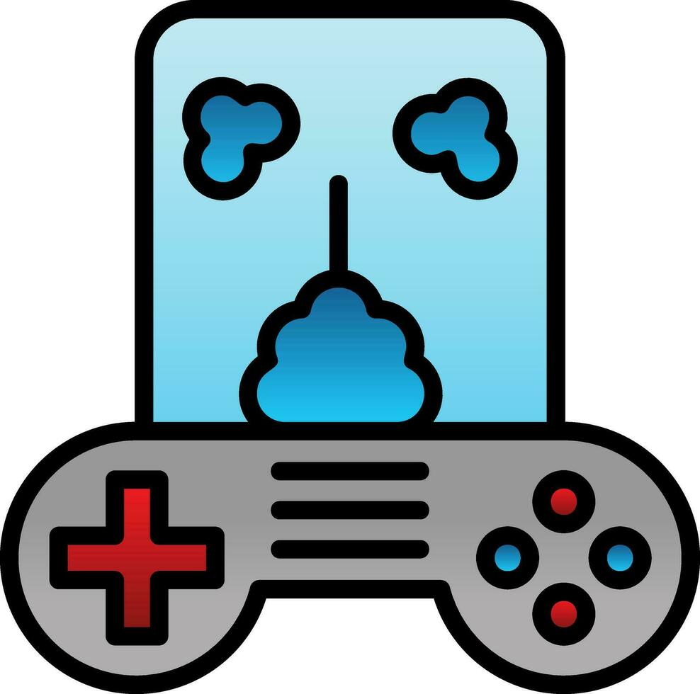 diseño de icono de vector de videojuego