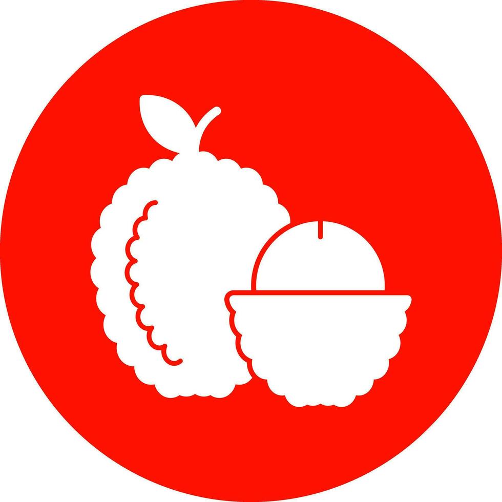 Lychee Vector Icon Design