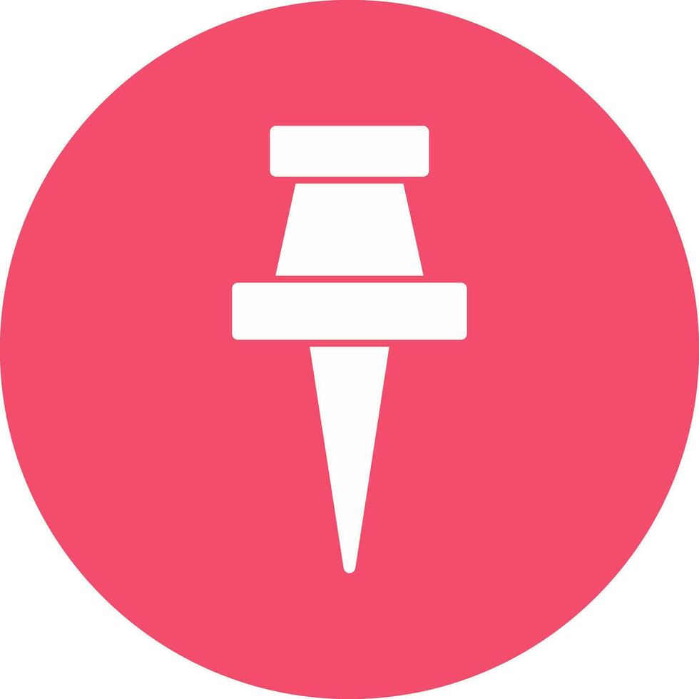 Push pin Vector Icon Design